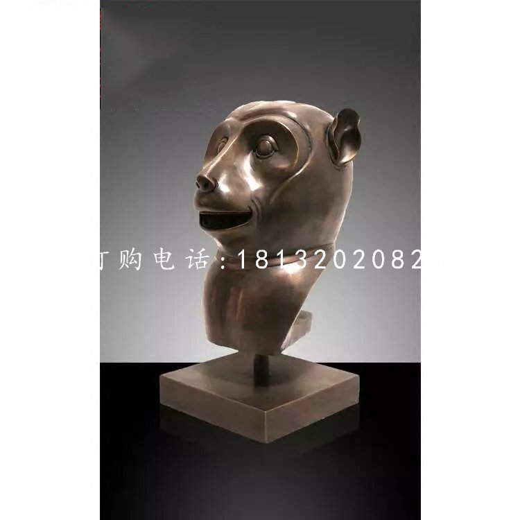铜雕十二生肖兽首公园景观铜雕 (3)
