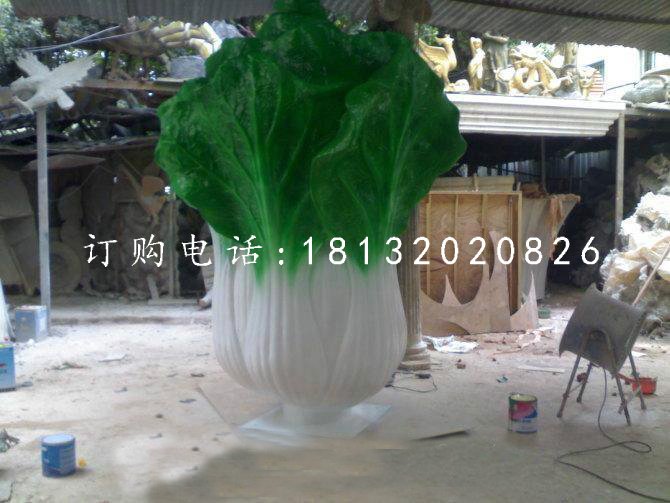 仿真白菜雕塑玻璃钢仿真蔬菜