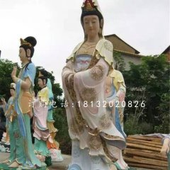 玻璃钢观音菩萨，玻璃钢寺庙佛像