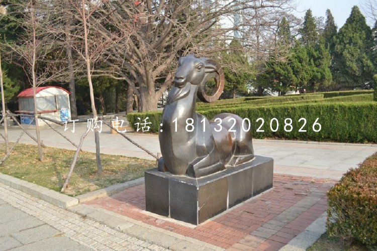 十二生肖动物铜雕 公园景观铜雕 (2)