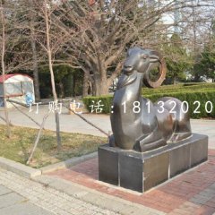十二生肖动物铜雕  公园景观铜雕