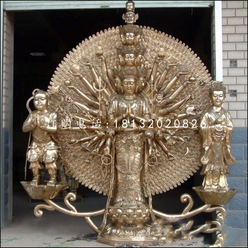 千手观音菩萨雕塑，铜佛像.jpg