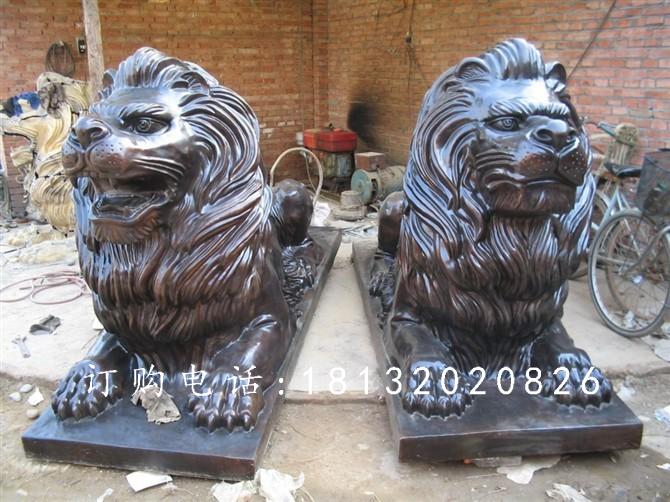 汇丰狮铜雕，趴着的狮子铜雕.jpg