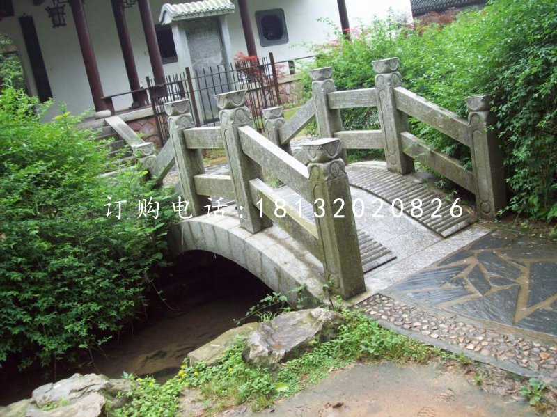 石桥雕塑，青石小桥雕塑