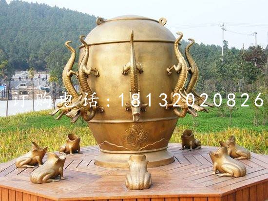 地动仪，广场地动仪铜雕 (3).jpg