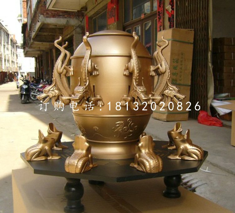 地动仪铜雕，铸铜雕塑.jpg