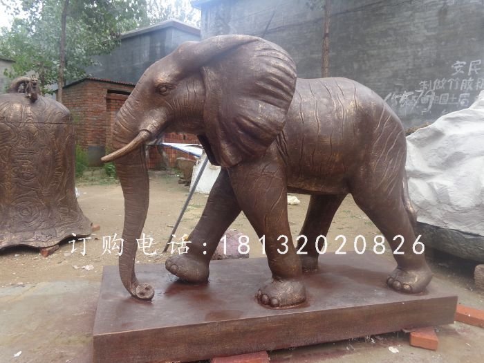 大象铜雕，动物铜雕 (2).jpg
