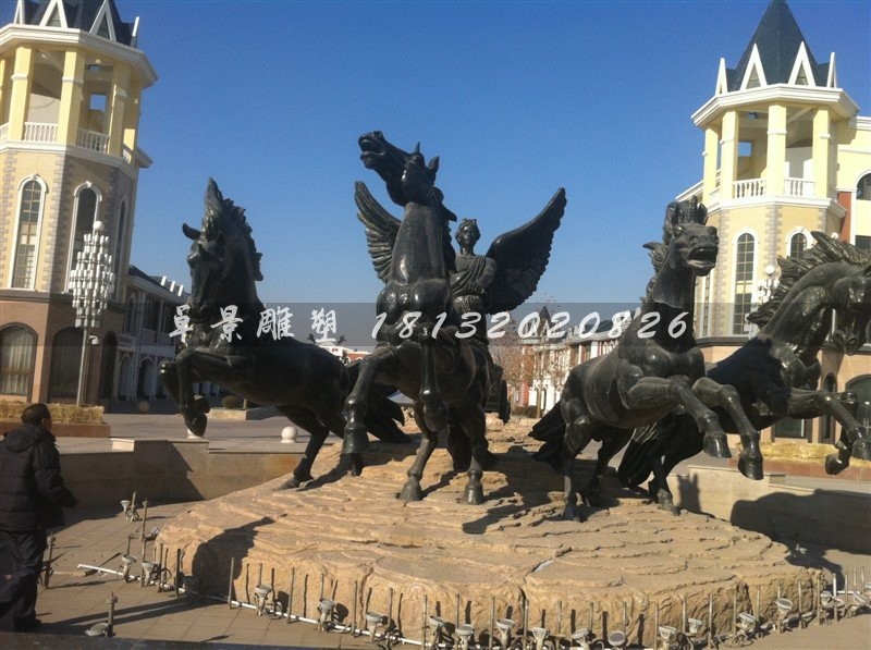 阿波罗战车雕塑小区景观铜雕 (2).jpg