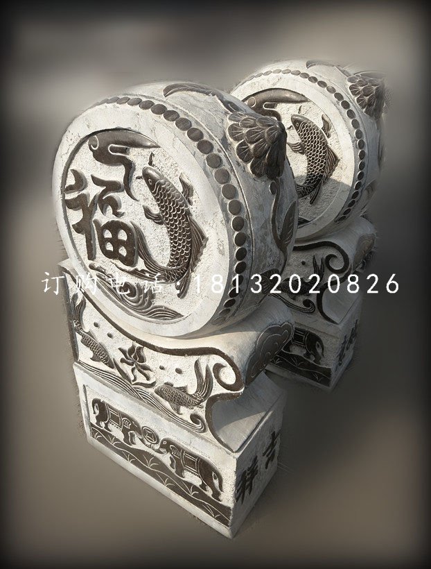 仿古石雕门墩，青石抱鼓 (5).jpg