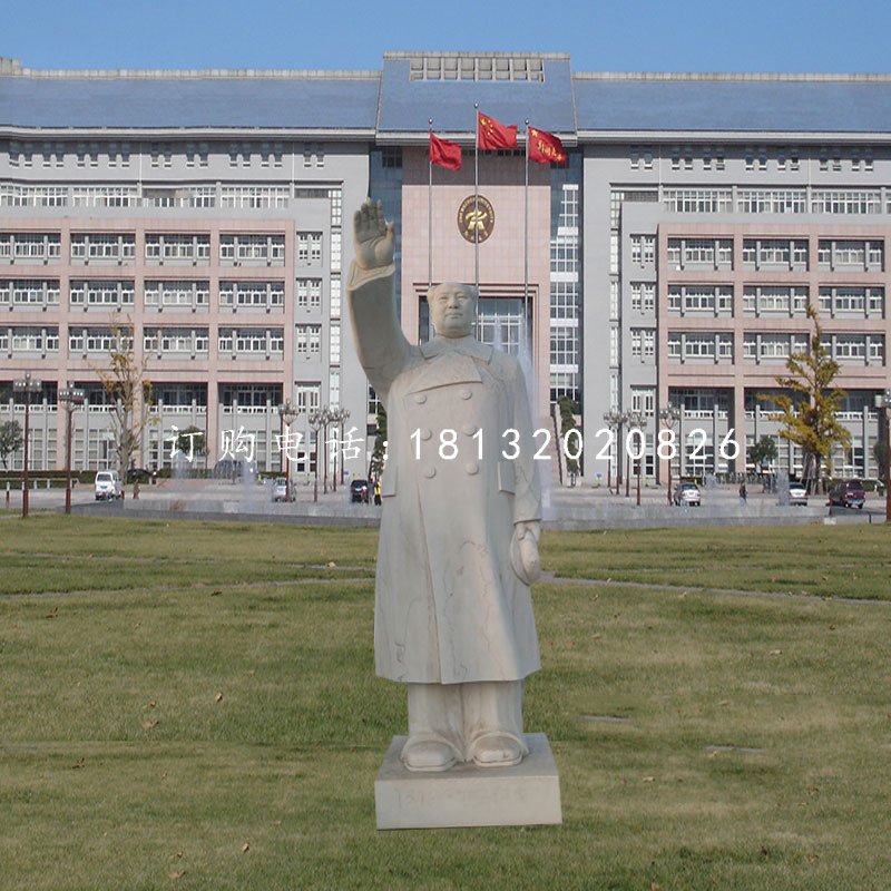 挥手毛主席石雕，立式伟人石雕 (2).jpg