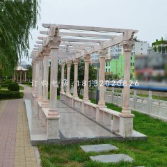 长廊石雕，公园长廊雕塑
