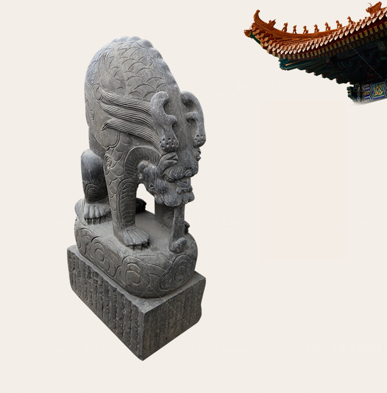 吸水兽石雕，神兽石雕
