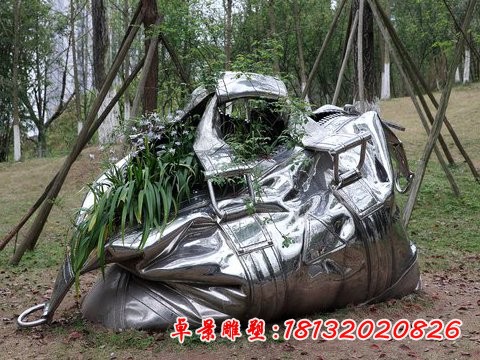 不锈钢包雕塑，公园不锈钢雕塑