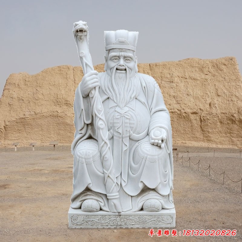 土地公石雕，大理石福德正神[1][1]