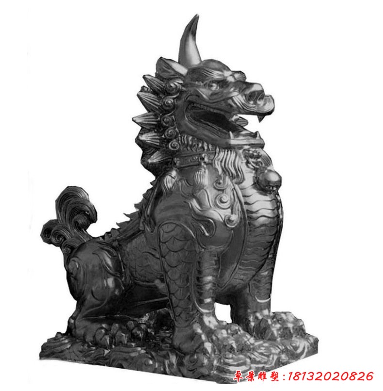 獬豸铜雕塑，神兽[1][1]