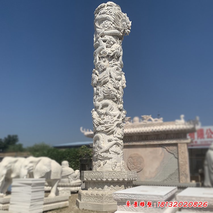 石雕广场盘龙柱 石雕广场盘龙柱