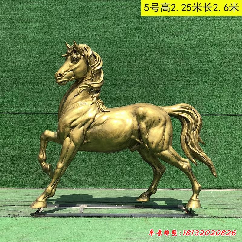 铸铜马动物雕塑