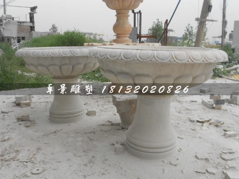 公园花盆石雕 园林景观石雕