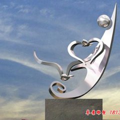 不锈钢抽象海浪海鸥设计图