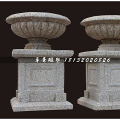 石花盆，石花钵，别墅石花盆