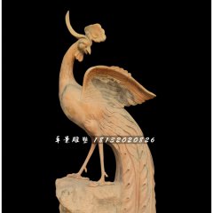 凤凰石雕，公园神兽石雕