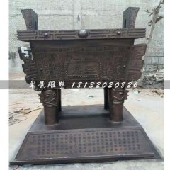 铜雕鼎，铸铜鼎雕塑