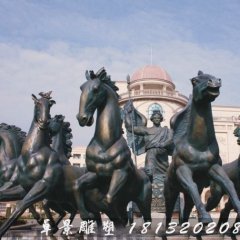 阿波罗战马铜雕，阿波罗战车铜雕