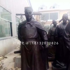 文天祥铜雕，古代人物铜雕