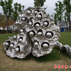 不锈钢莲蓬雕塑，公园不锈钢雕塑