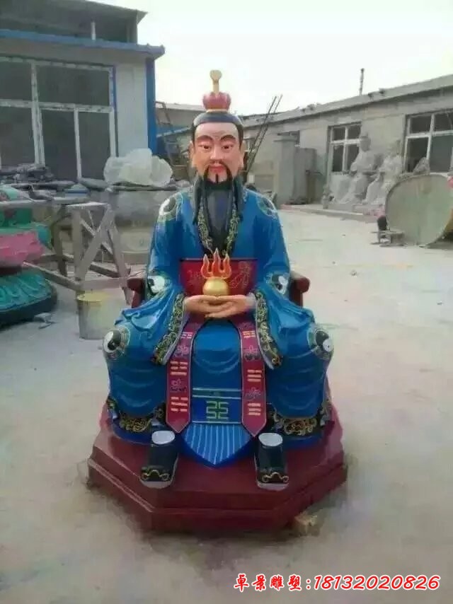 玻璃钢镇元子雕塑，玻璃钢神仙雕塑