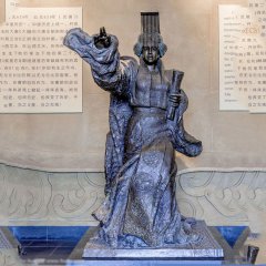 武则天雕塑，玻璃钢古代人物雕塑