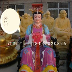 王母娘娘雕塑，玻璃钢彩绘神仙