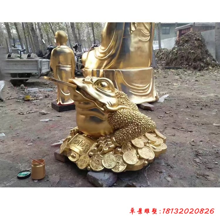 铸铜招财金蟾