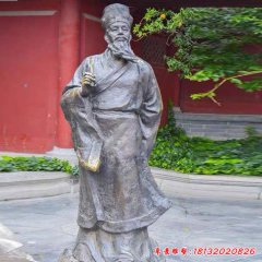 校园古代名人北宋文学家苏轼铜雕