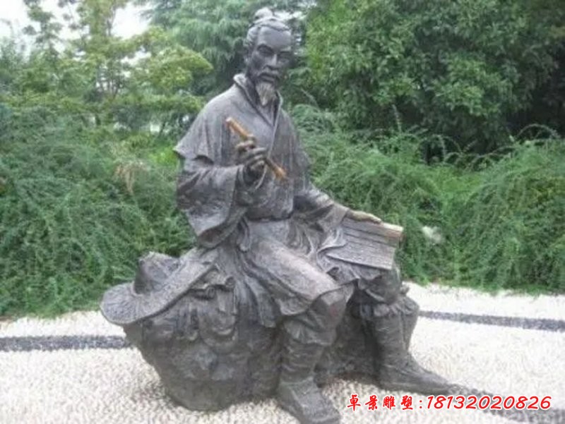 景区范蠡铜雕