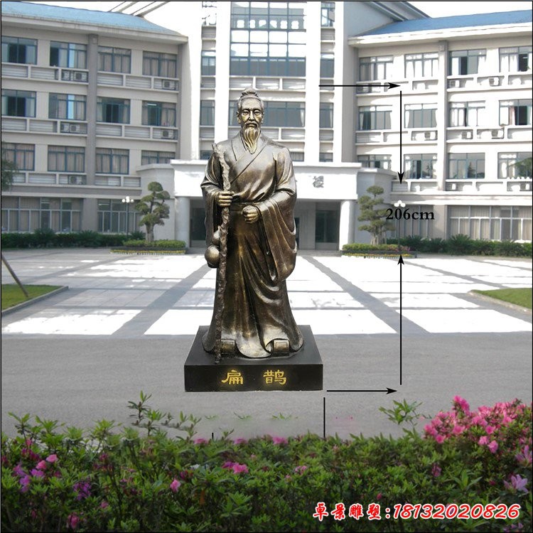 春秋战国时期名医扁鹊铜雕