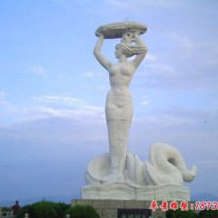 古代神话故事女娲补天石雕
