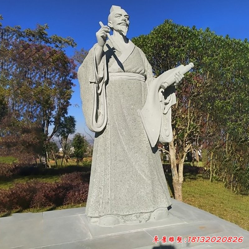 大理石祖冲之石雕