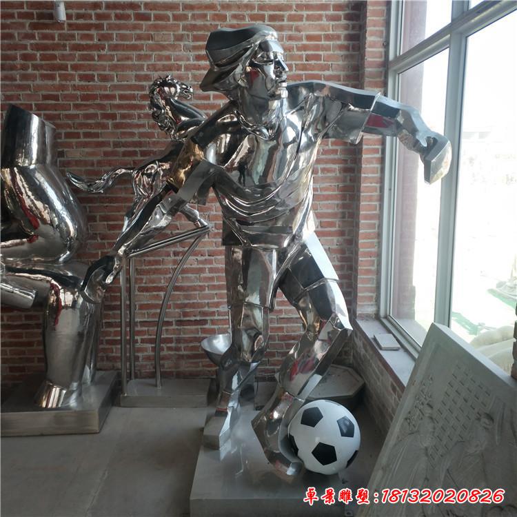 不锈钢校园踢球人物3)