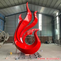 大型不锈钢城市凤凰雕塑