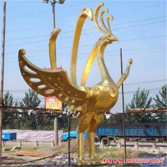 广场不锈钢城市凤凰雕塑