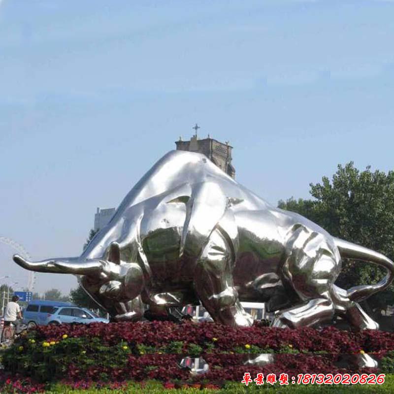 不锈钢城市动物牛2