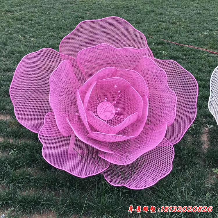 不锈钢植物花朵雕塑2
