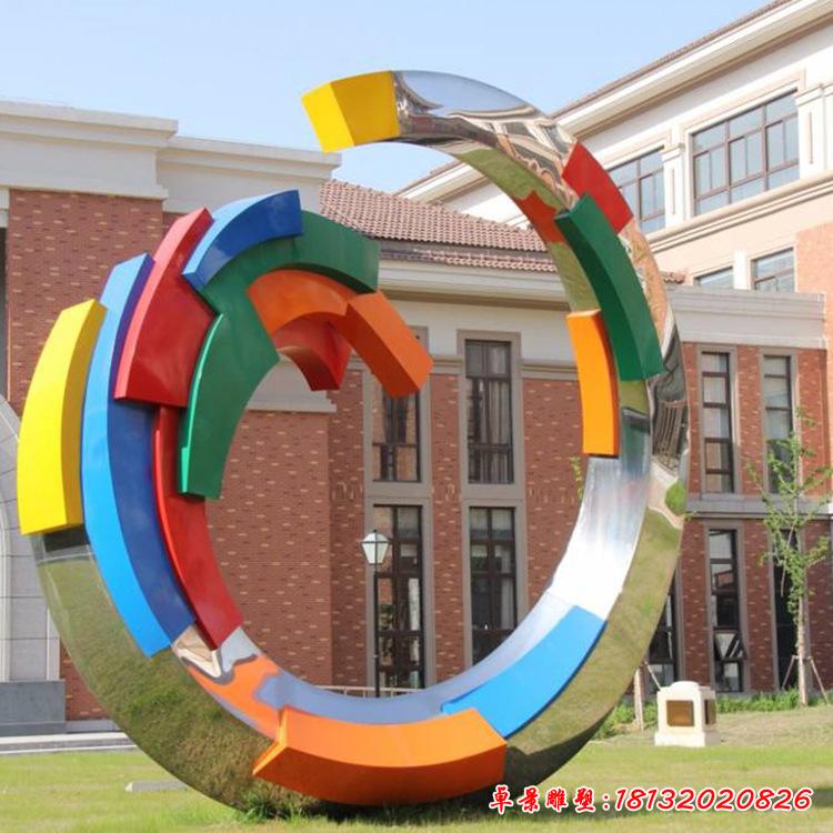 不锈钢校园抽象景观
