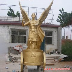 阿波罗战车铜雕
