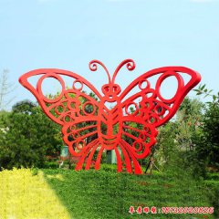 不锈钢景观镂空蝴蝶