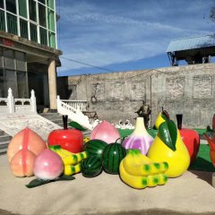 玻璃钢仿真蔬菜水果雕塑