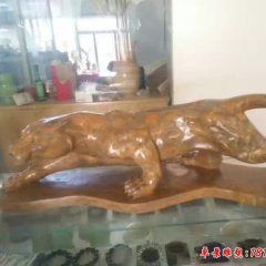 公园猎豹动物石雕