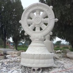 景区船舵造型石雕
