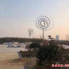 不锈钢公园镂空向日葵